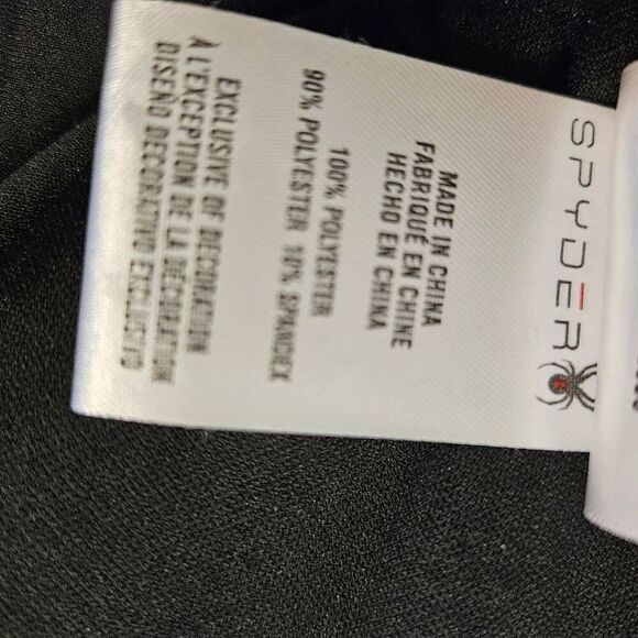 Spyder mens Transit black insulated shirt jacket. Size XL - Picture 6 of 6